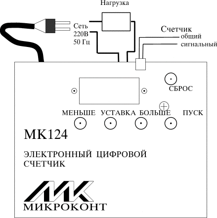 Счетчик витков для намоточного станка.